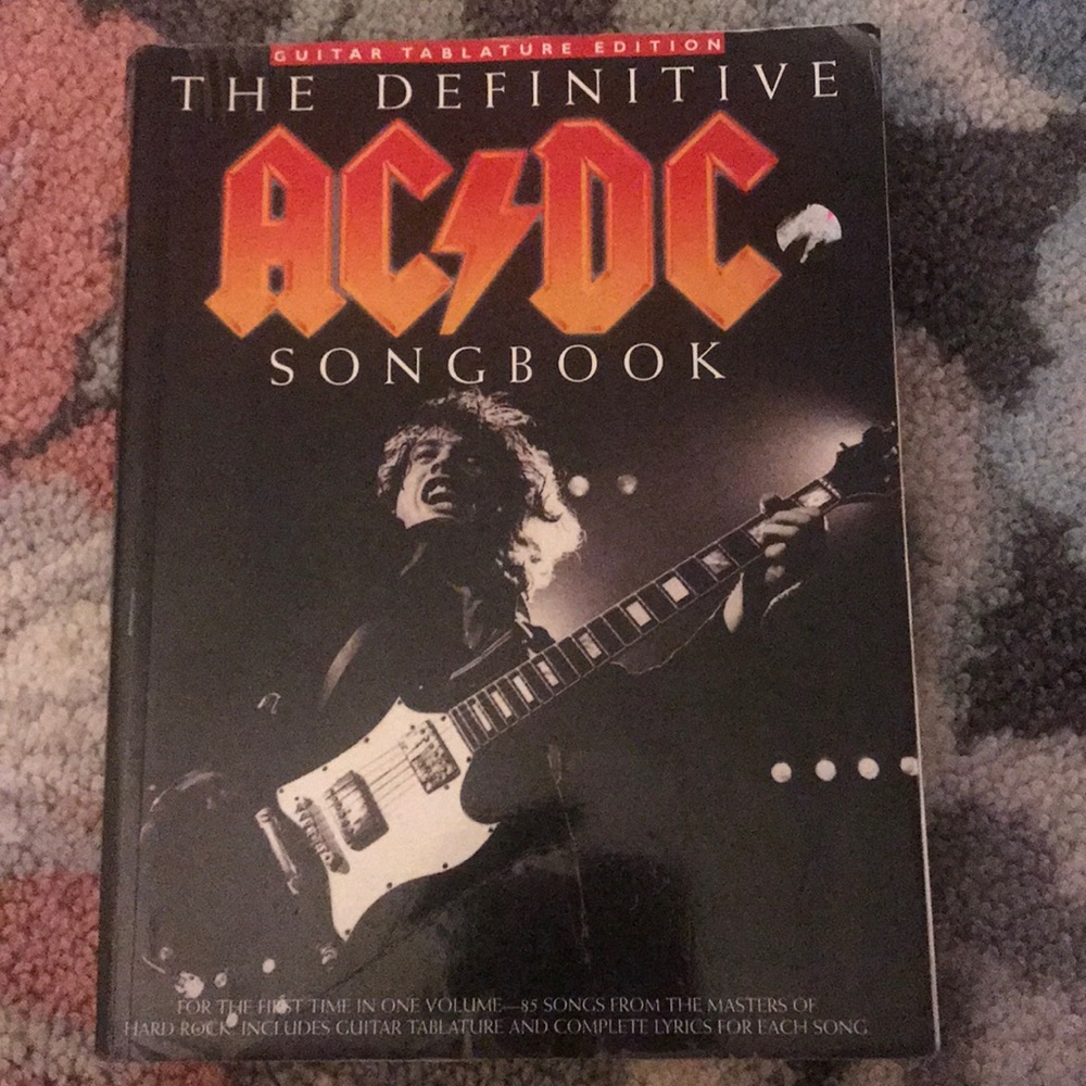 AC/DC songbook guitar tablature edition